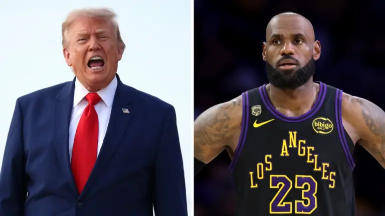 President Donald Trump says NBA star LeBron James ‘maybe a racist’