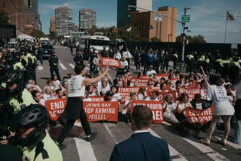 More than 100 arrests at NYC demonstrations as Netanyahu appeared at U.N. General Assembly