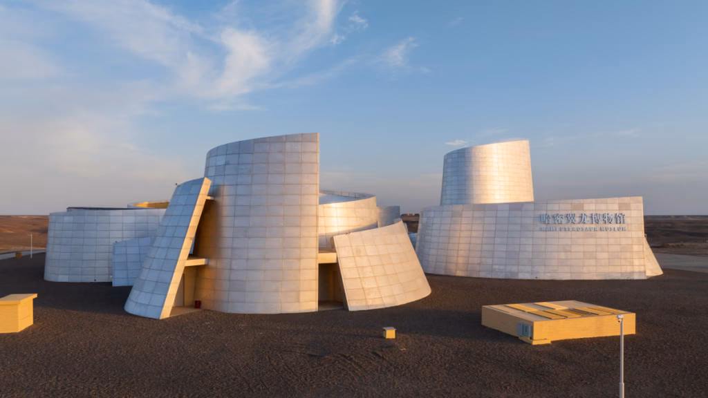 Architects design sustainable Gobi Desert museum for fossil exhibits