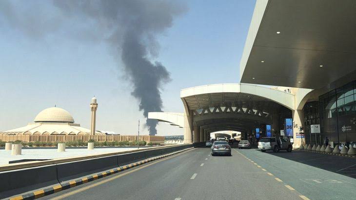 Twelve killed and 300 injured in attack on airport in Saudi capital Riyadh